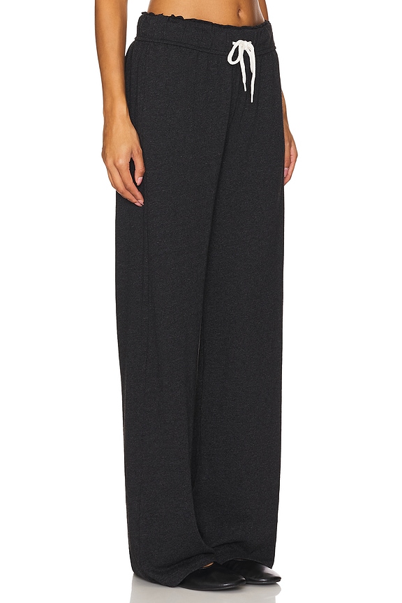 view 2 of 6 PANTALÓN VINTAGE FLEECE WIDE LEG in Black