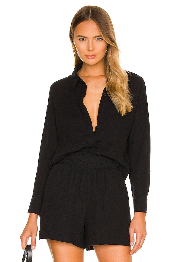 view 1 of 4 Relaxed Blouse in Black