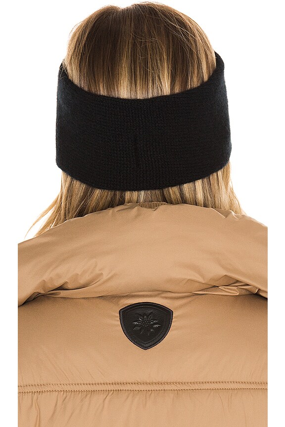view 2 of 3 Cashmere Headband in Black
