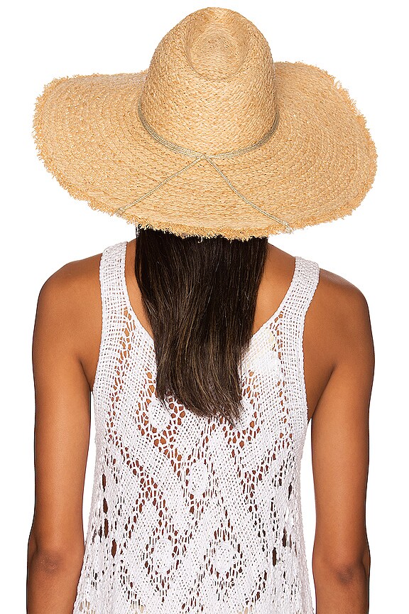 view 2 of 3 SOMBRERO SOL COVERUP in Natural & Metallic Gold