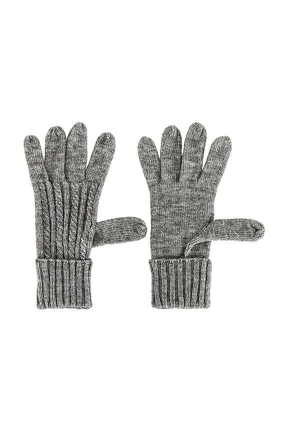 view 2 of 2 ПЕРЧАТКИ CABLE in Charcoal