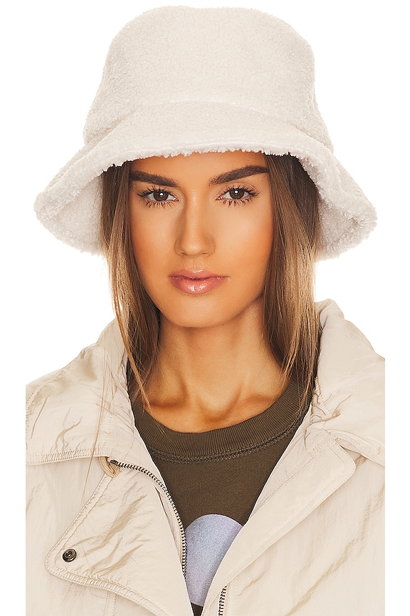 Hat Attack Sherpa Hat in Cream | REVOLVE