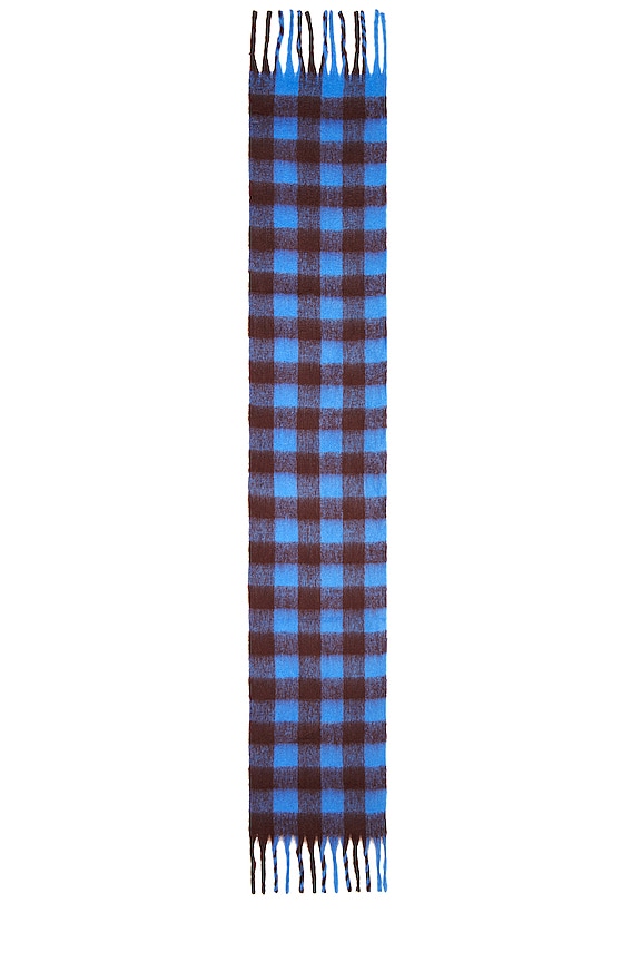 view 2 of 3 ШАРФ BELLA PLAID in Brown & Blue