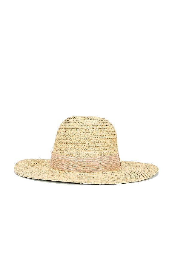 view 2 of 4 SOMBRERO PARA EL SOL PERFECT in Natural & Metallic