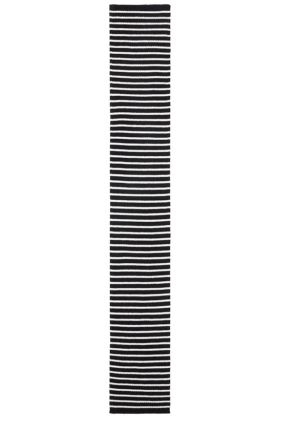 view 2 of 3 Bolton Stripe Scarf in Black