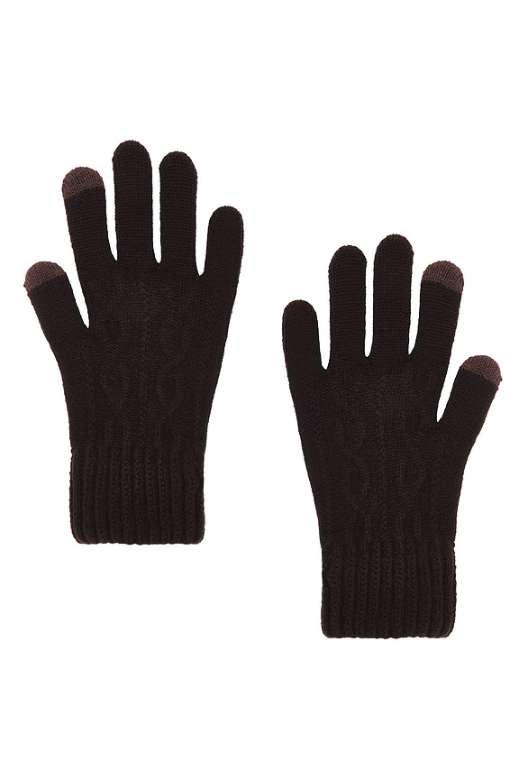 view 2 of 2 Frosty Touch Glove in Chocolate