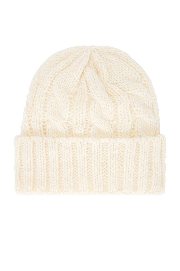 view 2 of 3 Devon Cable Beanie in Ivory