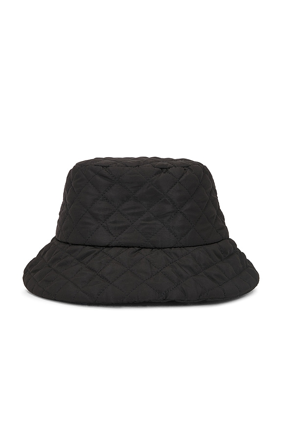 view 2 of 3 Quilted Bucket Hat in Black