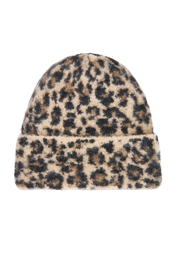 view 2 of 3 Leopard Beanie in Multi