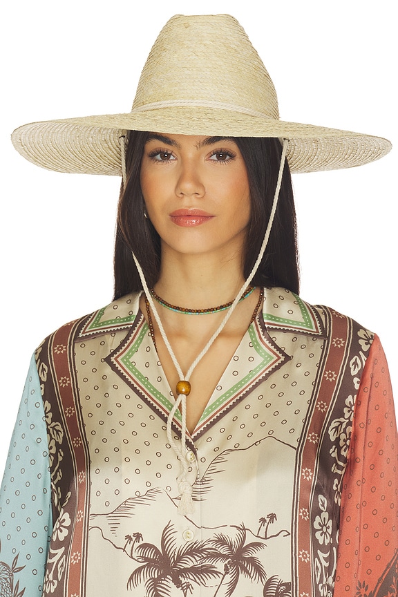 view 1 of 3 Clarissa Surfer Hat in Natural