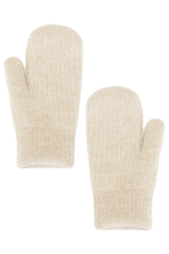 view 2 of 2 Fleecey Lined Mitten in Oatmeal