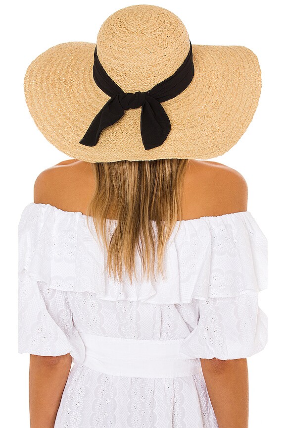 view 2 of 4 Avalon Sunhat in Natural & Black