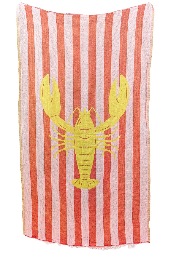 view 2 of 2 Novelty Towel in Lobster