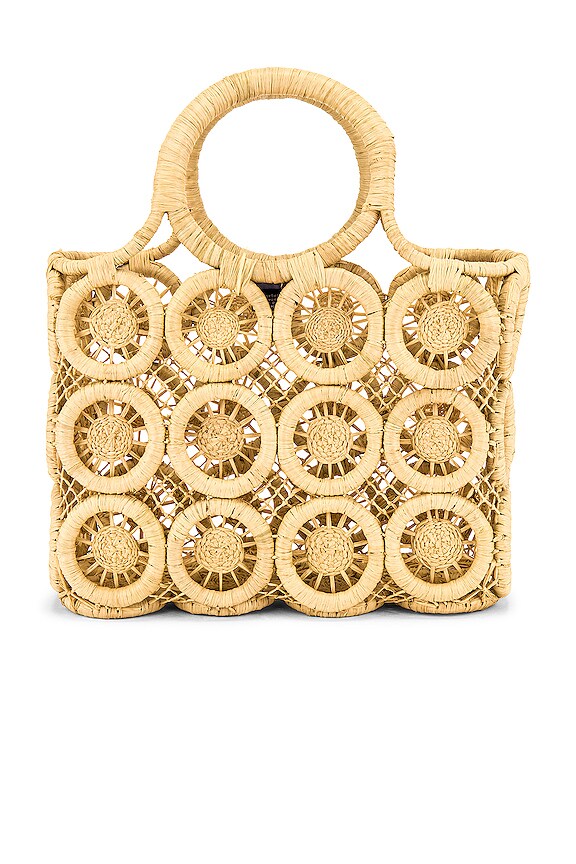 view 2 of 4 Small Medallion Tote in Natural