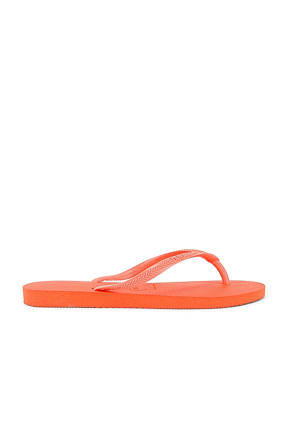 view 2 of 5 Slim Flip Flop in Coral Chic