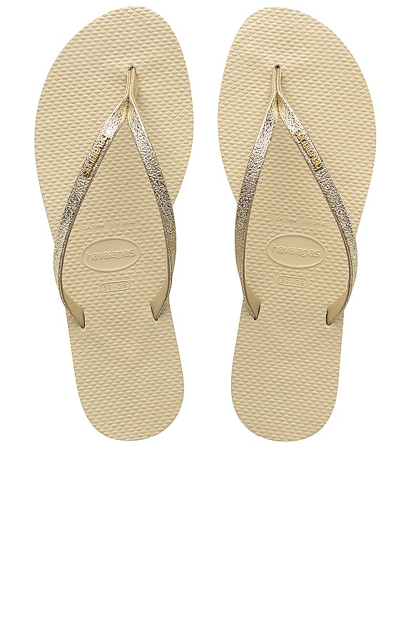 view 1 of 4 CHANCLAS YOU SHINE in Beige