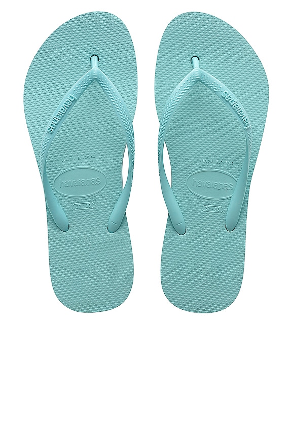 Havaianas Slim Flatform Sandal in Sky Blue | REVOLVE
