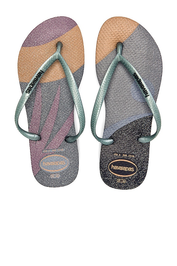 view 1 of 5 Slim Palette Glow Flip Flop in Ashley Blue