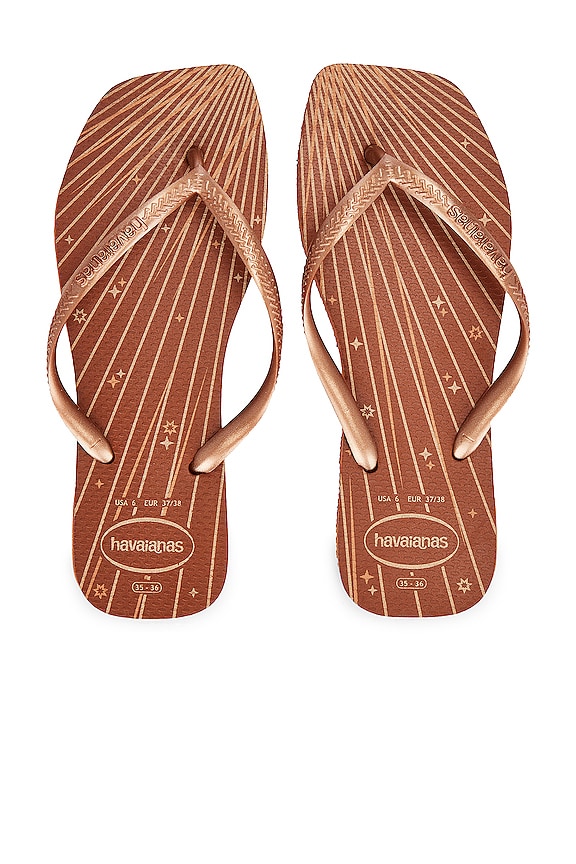 Havaianas Slim Squared Flip Flop in Fireworks | REVOLVE