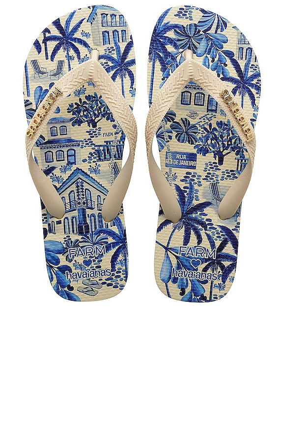 view 1 of 4 Farm Rio Blue Street Sandal in Multi