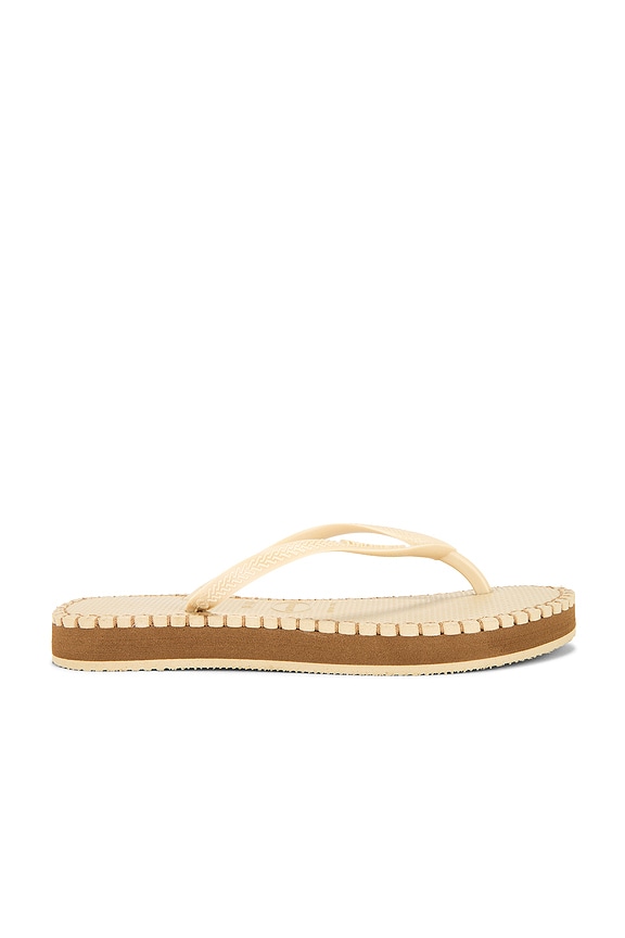 view 2 of 5 Slim Flatform Loop Slim Sandal in Golden
