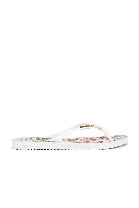 view 2 of 5 CHANCLAS TROPICALIA VIBES in White