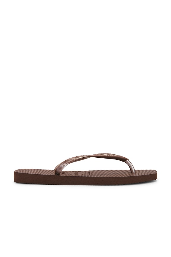 view 2 of 5 SANDALIA SLIM SQUARE in Dark Brown