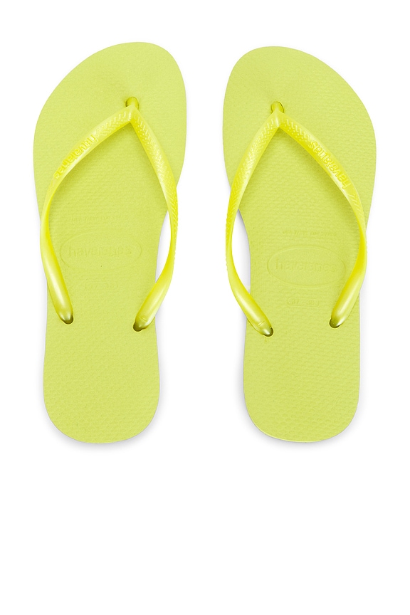 view 1 of 5 Slim Sandal in Wild Lime