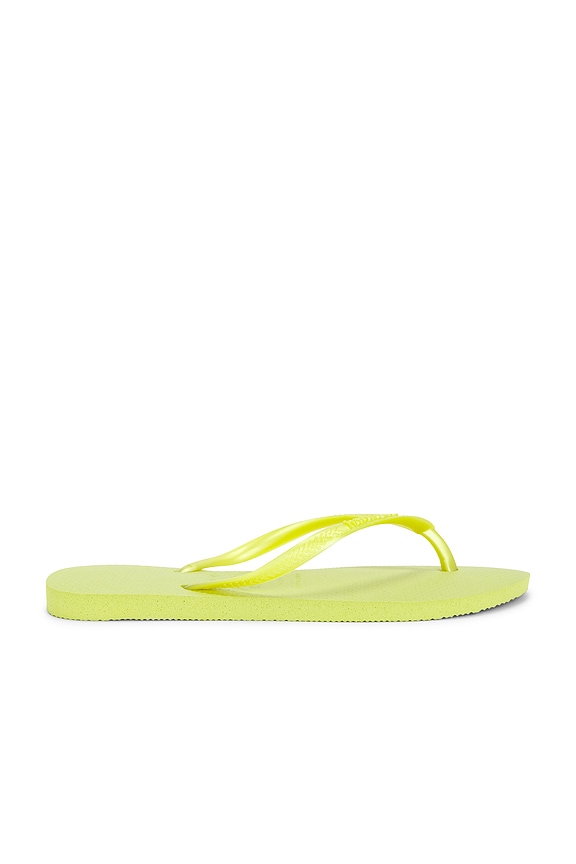 view 2 of 5 Slim Sandal in Wild Lime