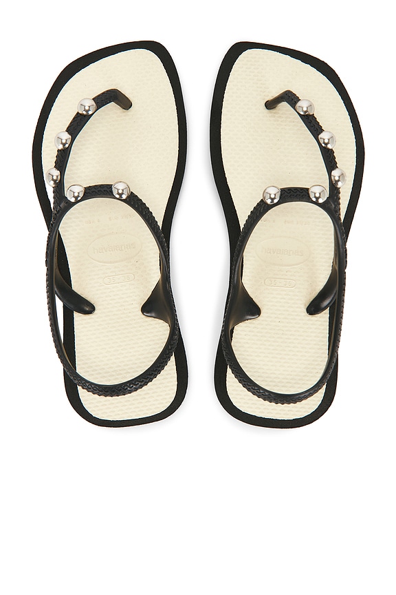 view 1 of 5 Flash Fusion Sandal in Black & Beige