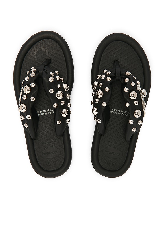 view 1 of 5 TONGS MAXI PUFFED STUDS in Black