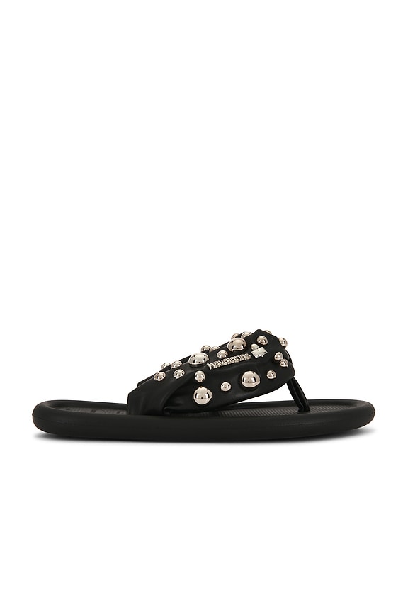 view 2 of 5 TONGS MAXI PUFFED STUDS in Black
