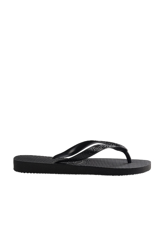 view 2 of 3 Top Flip Flop in Black