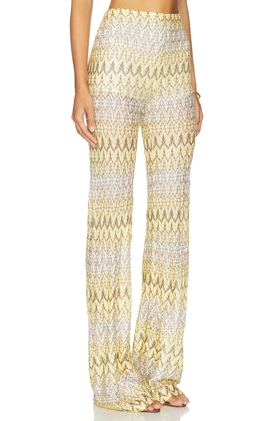 view 2 of 6 PANTALONES in Yellow Knit