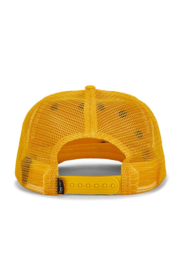 view 2 of 2 GORRA DE CAMIONERO PIN in White & Gold