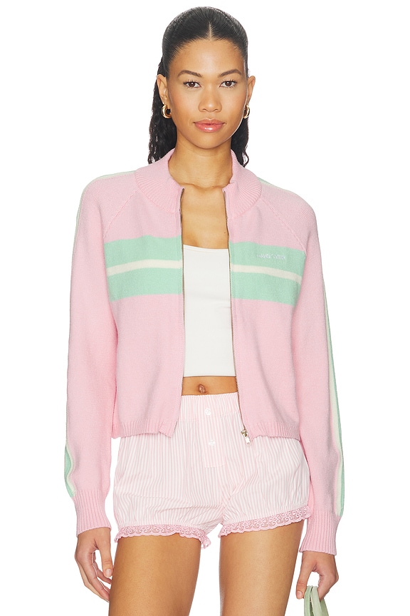 view 1 of 5 Knit Cardigan in Pink