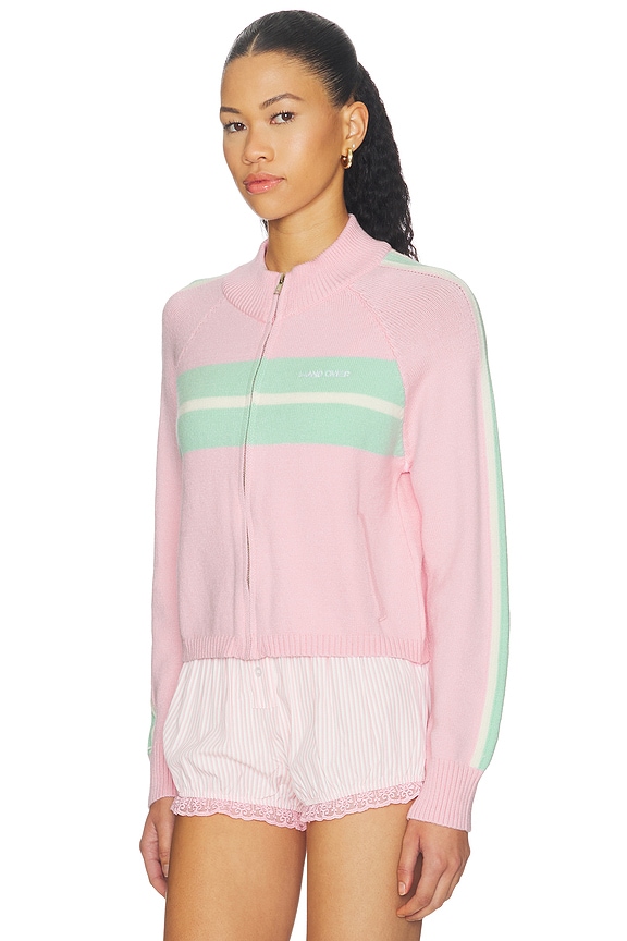 view 2 of 5 Knit Cardigan in Pink