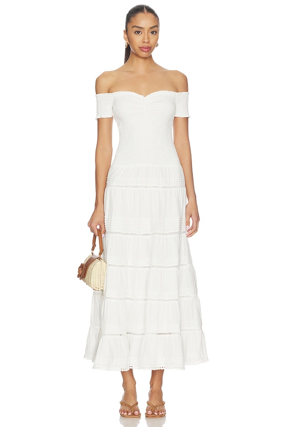 view 1 of 3 Celsa Dress in Eggshell