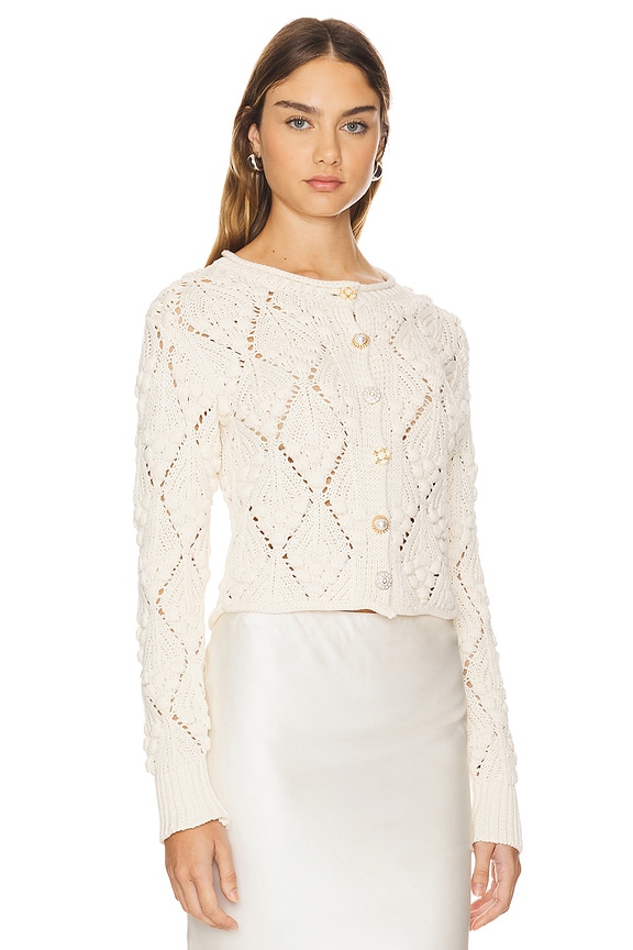 view 2 of 5 Caspian Cardigan in Ivory