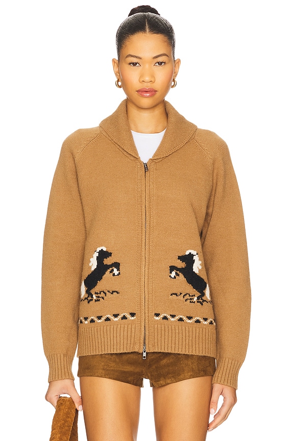 view 2 of 5 Grant Cardi in Camel