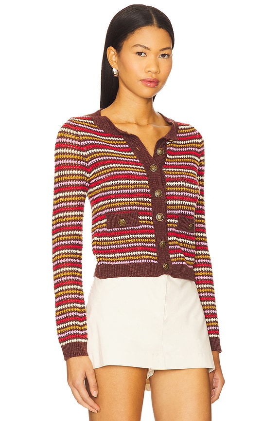 view 2 of 5 GILET CAIT in Merlot