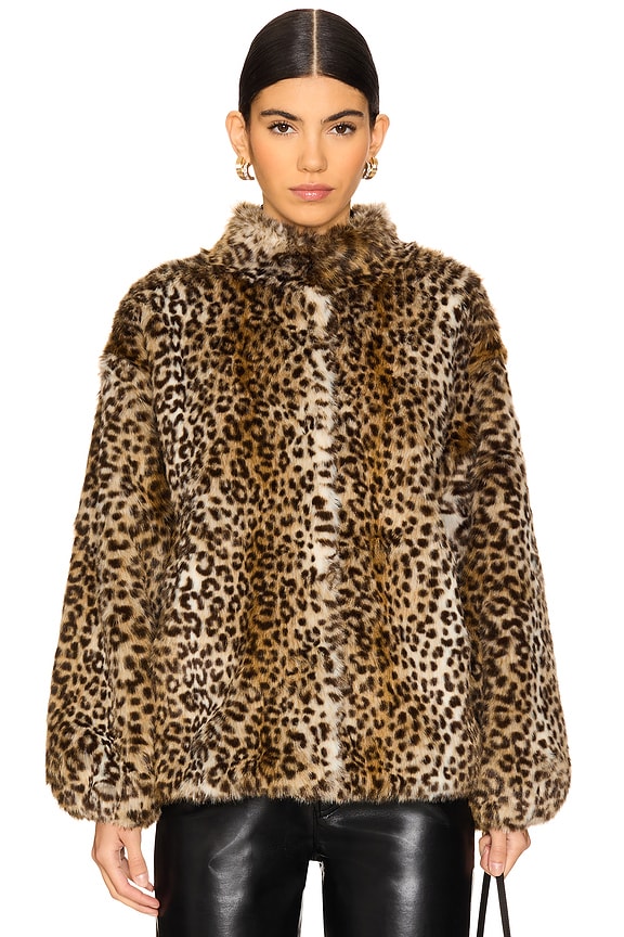 view 2 of 5 MANTEAU SHIREEN in Leopard