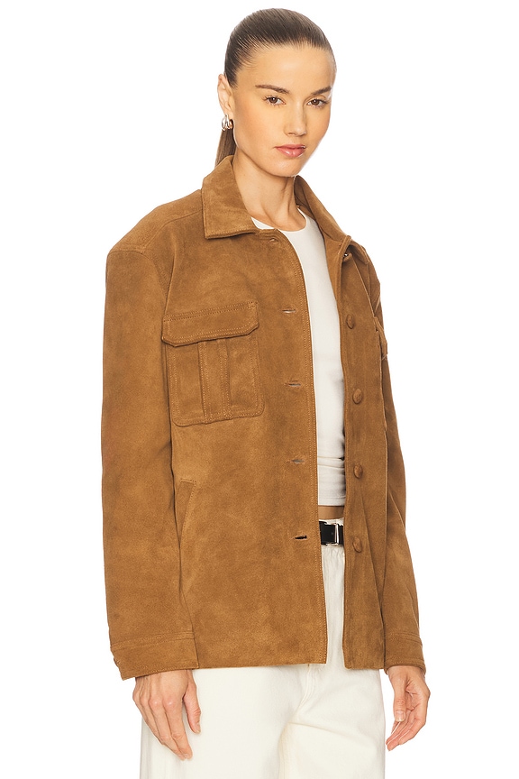 view 2 of 4 Saint Jacket in Saddle