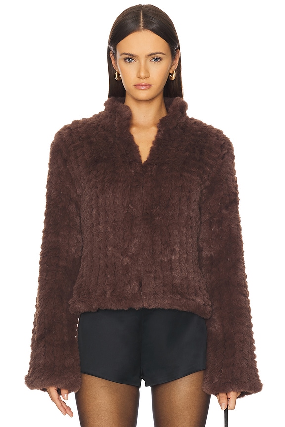 view 1 of 4 CHAQUETA DELINE in Mocha