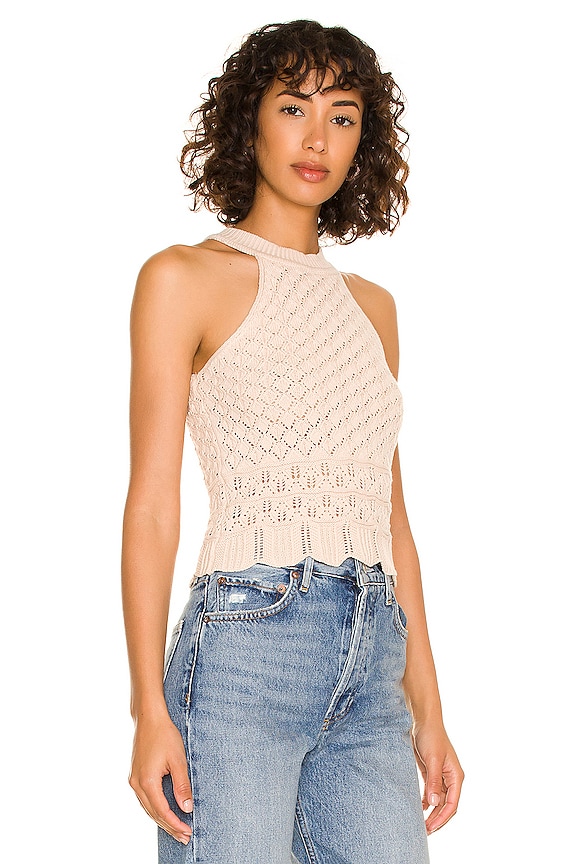 view 2 of 4 Ayana Halter in Ecru