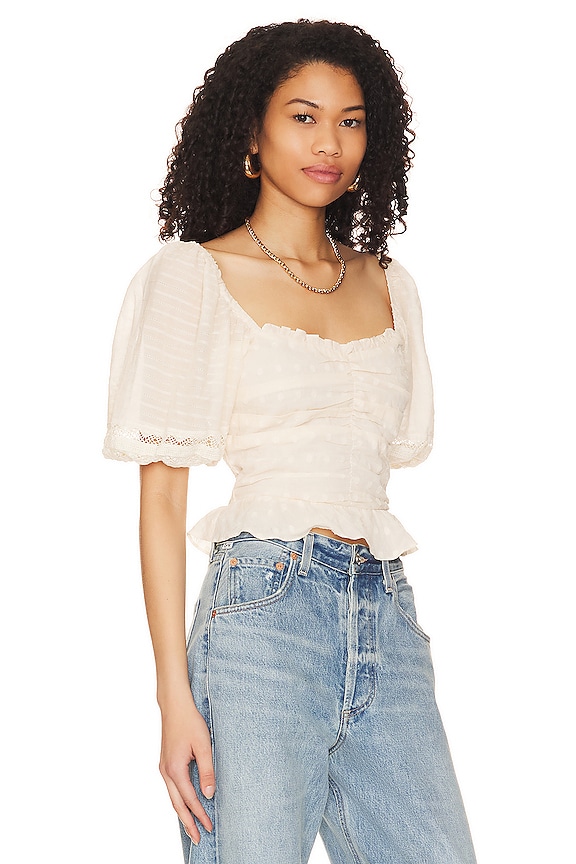 view 2 of 4 JESS 탑 in Ecru