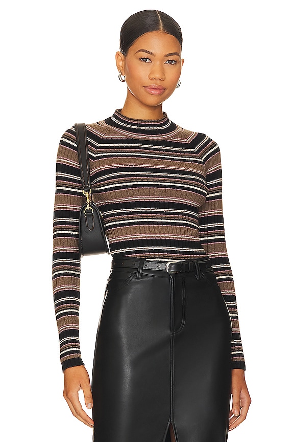 view 2 of 4 TOP COL CHEMINÉE LUISA in Black