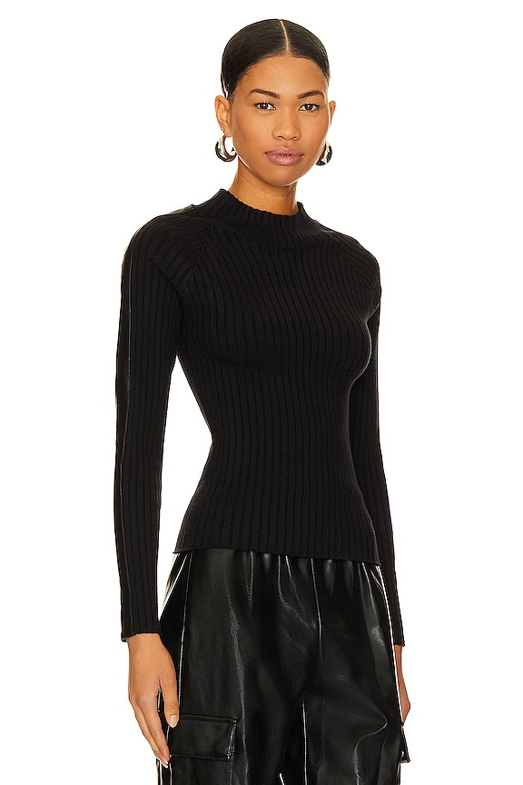 view 2 of 4 ТОП С ДЛИННЫМ РУКАВОМ IRIS in Black