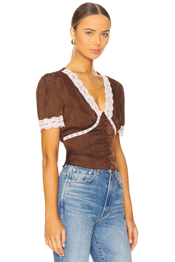 view 2 of 4 Dahlia Top in Coco