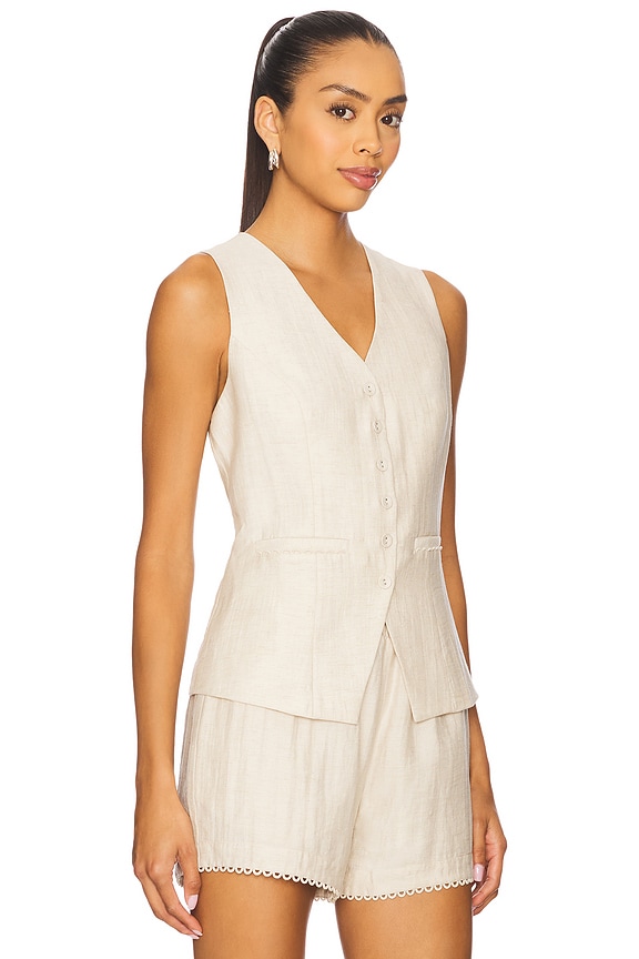 view 2 of 4 CHALECO CAMPARI in Oat